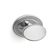 Puxador Ponto Beetle com Base Granada Cromo Zen Design Puxador Ponto Beetle com Base Granada Cromo Zen Design