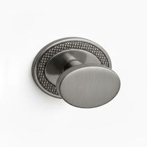 Puxador Ponto Beetle com Base Granada Niquel Velho Zen Design Puxador Ponto Beetle com Base Granada Niquel Velho Zen Design