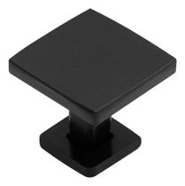 Puxador Ponto Quadrado 25mm Preto Acetinado Puxador Ponto Quadrado 25mm Preto Acetinado