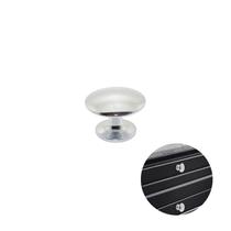 Puxador Ponto Redondo Il 808 25 Mm Cromado Para Porta Puxador Ponto Redondo Il 808 25 Mm Cromado Para Porta