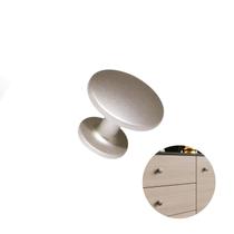 Puxador Ponto Sinnai de 25 Mm Na Cor Prata Fosco Il808 Para Gaveta E Móveis Italy Line