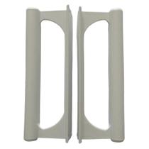 Puxador porta branco de alumínio 19,5cm 2 unidades - Alumínios Cometa Puxador porta branco de alumínio 19,5cm 2 unidades - Alumínios Cometa