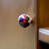 PUXADOR PORTA CERAMICA COLORIDO 1127433 003161 A6xD3 CM VITRIX