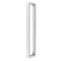 Puxador Porta de Madeira ou Vidro 5cm x 2cm Inox 304 - Escovado