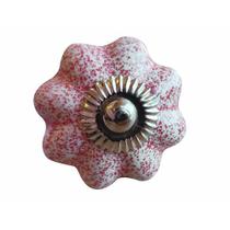 Puxador Porta em Cerâmica Rosa Claro