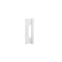 Puxador Porta Portao Aluminio Madeira Buzio Branco PUX-157 195mm Alumifix