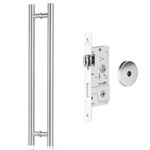 Puxador Porta tubo reto 70cm + fechadura tetra 800 Es Puxador Porta tubo reto 70cm + fechadura tetra 800 Es