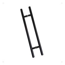Puxador Preto Alumínio 60cm P/ Portas Portão Madeira Vidro Puxador Preto Alumínio 60cm P/ Portas Portão Madeira Vidro