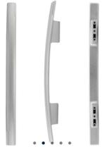 Puxador Prime 128/160/192mm Alumínio Fosco - 9567 Puxador Prime 128/160/192mm Alumínio Fosco - 9567