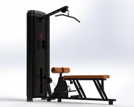 Puxador pulley com remada baixa diamond - rise