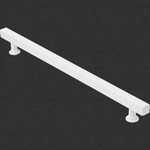 Puxador Quadrado Branco Para Porta 40cm - 1 Lado Só Puxador Quadrado Branco Para Porta 40cm - 1 Lado Só