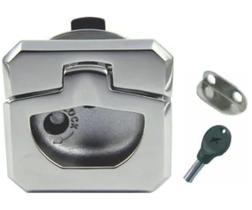 Puxador Quadrado Inox 13/4 Pol 54 X 54mm C chave LANCHA
