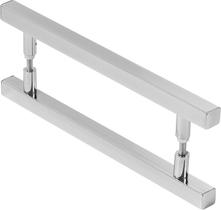 Puxador Quadrado Para Porta Polido Ou Escovado - 60cm Puxador Quadrado Para Porta Polido Ou Escovado - 60cm