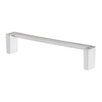 Puxador Quartet com Strass Cromado Linha Stone Torralba