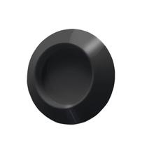 Puxador redondo adesivo para armário, box, porta e janela de correr - Preto Puxador redondo adesivo para armário, box, porta e janela de correr - Preto