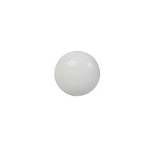 Puxador Redondo Liso Branco Cerâmica
