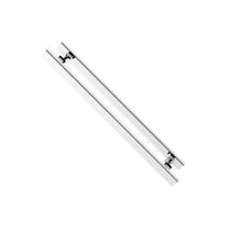 Puxador Retangular Inox 304 Duplo 30X10mm Polido - Stam 400mm