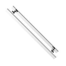 Puxador Retangular Inox 304 Duplo 30X10mm Polido - Stam 800mm