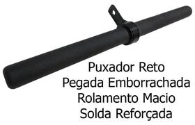 Puxador Reto Com Rolamento 50Cm + Puxador Triângulo Maciço