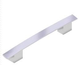 Puxador Roma 128/ 160mm Alumínio Fosco - 8113 Puxador Roma 128/ 160mm Alumínio Fosco - 8113