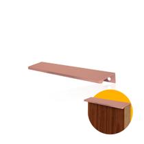 Puxador Roma 8015 Em Alumínio Cor Rose 146 Mm Alternativa Puxador Roma 8015 Em Alumínio Cor Rose 146 Mm Alternativa