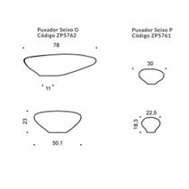 Puxador seixo zen design