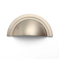 Puxador Shell 48mm Níquel Escovado Zen Design
