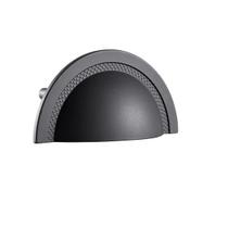 Puxador shell 48mm zen preto zp4319.24 concha