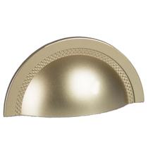 Puxador Shell 64mm - Dourado Matte - Zen Design Puxador Shell 64mm - Dourado Matte - Zen Design