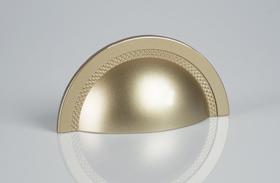 Puxador Shell 64mm Dourado Matte - ZP4318.955 - Zen