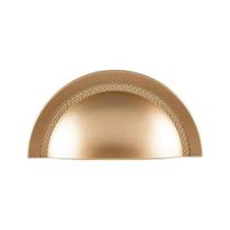 Puxador Shell 64mm Dourado Zen Design