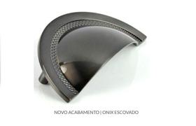 Puxador Shell 64mm Onix Escovado ZP4318.760 - Zen