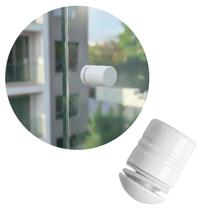 Puxador Simples Aluminio Frisado 7/8 Janela Porta Vidro Temperado American 2005 162-005 Branco Puxador Simples Aluminio Frisado 7/8 Janela Porta Vidro Temperado American 2005 162-005 Branco