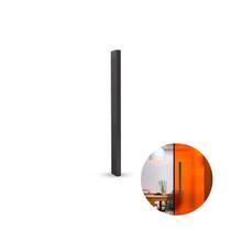 Puxador Slim de 15cm Em Titânio Fosco Para Porta de Vidro Rometal Puxador Slim de 15cm Em Titânio Fosco Para Porta de Vidro Rometal
