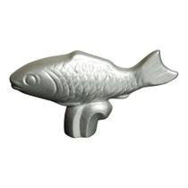 Puxador staub para caçarola formato peixe em aço inoxidável 405093480