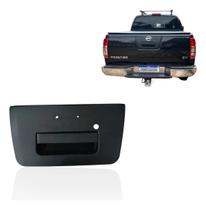 Puxador Tampa Traseira Frontier 2008 a 2016 Preto Fosco Compatível XE/SE/SV/SL