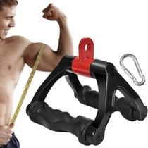 Puxador Triangulo Academia Pegada Anatomica Giro 360 Treino Musculaçao Barra Cross Remada Pullei Ombro Peito Costas