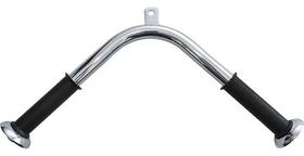 Puxador Tríceps Articulado Cromado Musculação Pulley Cross