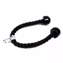 Puxador Triceps Corda Crossover Academia Profissional Preto