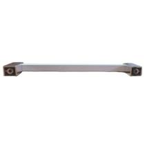 Puxador Tubo Quadrado 256mm Cromado / Anodizado 07 Peças
