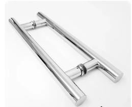 Puxador Tubular Para Porta Madeira ou Vidro ou Pivotante entre furos 30 cm