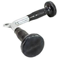 Puxador V Triceps Cromado Borracha Academia Profissional Ahead Sports