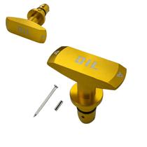 Puxador Vareta Óleo Motor Tuning Universal Amarelo Metal