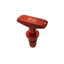 Puxador Vareta Óleo Motor Tuning Universal Vermelho Metal