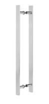 Puxador wf rubi - 80 cm - polido - 1 1/2 x ¼
