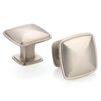 Puxadores de Armário ASKANO 30 mm Níquel Escovado, Kit com 10