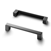 Puxadores de armário Cobbe, kit com 10 unidades, 5 polegadas, preto fosco Puxadores de armário Cobbe, kit com 10 unidades, 5 polegadas, preto fosco