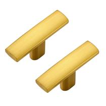 Puxadores de Armário Ravinte Decor Dourado Curvo 45 mm, Kit com 3 Puxadores de Armário Ravinte Decor Dourado Curvo 45 mm, Kit com 3