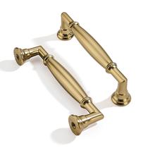 Puxadores de Armário ZAUYX 4 Polegadas Bronze Champagne 2 Peças