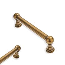 Puxadores de armário ZAUYX 7,5 cm latão envelhecido, kit com 2